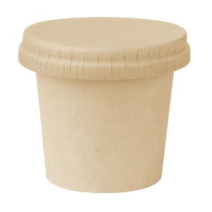 Tapas de Papel Fiesta Reciclables para Tarros de Salsa - Lote de 1000 - Gastronoble