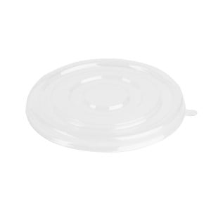 Tapas PET Fiesta Reciclables para Tazones de 400/500 ml - Lote de 50 - Gastronoble