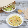 Couvercles PET Fiesta Recyclable para Poke Bowls 682 y 909 ml - Lote de 50 - Gastronoble