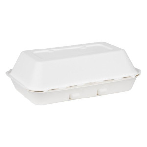 Barquetas Alimentarias de Bagazo Fiesta Compostable 400x335mm - Lote de 200 - Fiesta Green