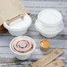 Bols en Bagasse Fiesta Compostable 400 ml - Lote de 50 - Gastronoble
