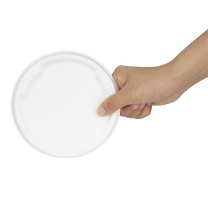 Tapas de Bagazo Fiesta Compostable para Tazones de 400/500 ml - Lote de 50 - Gastronoble