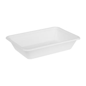Barquetas Alimentarias de Bagazo Fiesta Compostable 500ml - Lote de 100 - Gastronoble