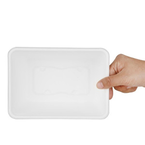 Compostable Bagasse Food Trays 1000ml - Pack of 100 - Fiesta Green