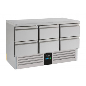 Mesa Refrigerada Positiva con 6 Cajones - 400 L - CombiSteel