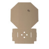 Cajas de Hamburguesas Cuadradas Plegables - Lote de 100 - Fiesta Green