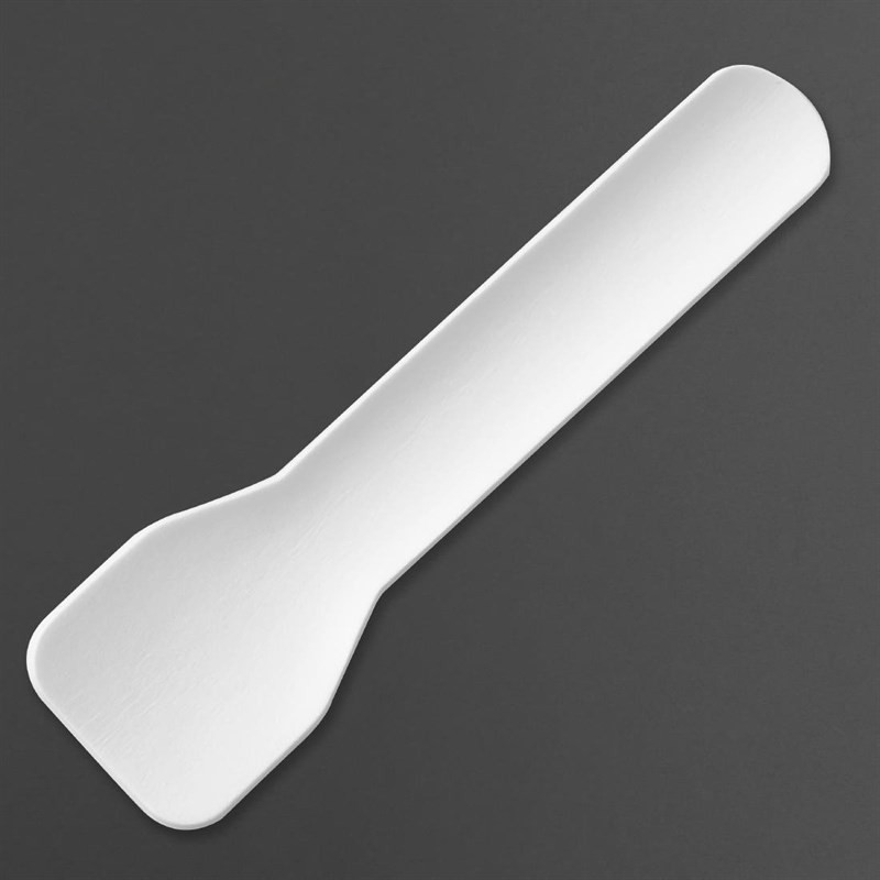 Paper Ice Cream Spoons 95 mm - Pack of 100 - Fiesta Green Paper Ice Cream Spoons 95 mm - Pack of 100 - Fiesta Green