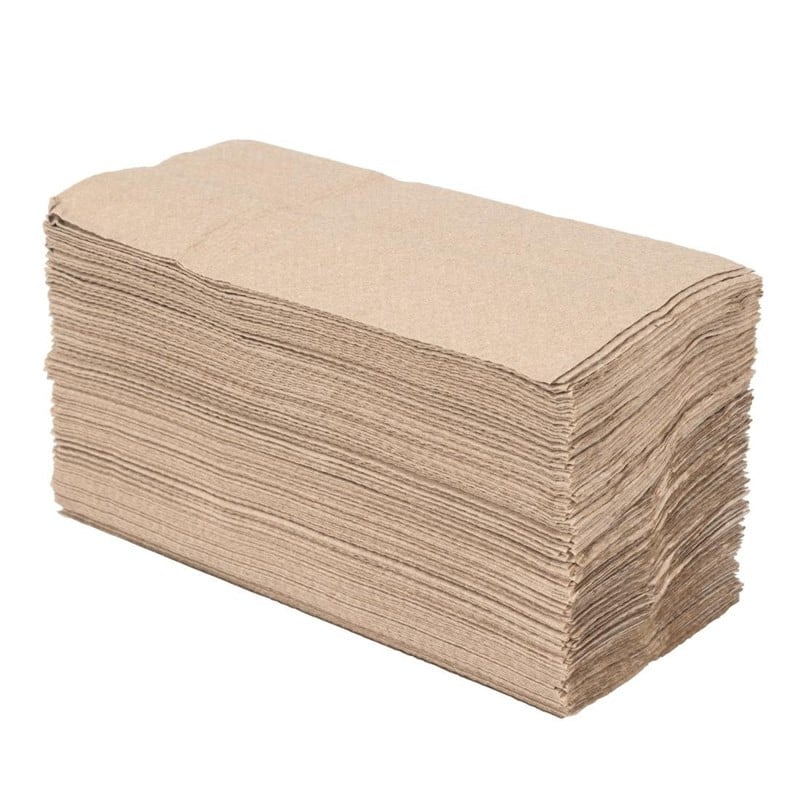 Toallas de mano recicladas 2 capas - 2250 hojas - Jantex Toallas de mano recicladas 2 capas - 2250 hojas - Jantex