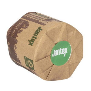 Recycled Toilet Paper Rolls 3 Ply 260 Sheets - Pack of 36 - Jantex