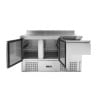 Mesa Refrigerada Positiva con Respaldo - 2 Puertas y 2 Cajones GN 1/2 - Dynasteel