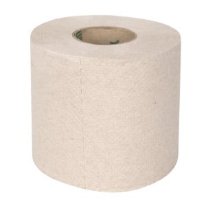 Rollo de Papel Higiénico Reciclado 2 Capas 320 Hojas - Lote de 36 - Jantex