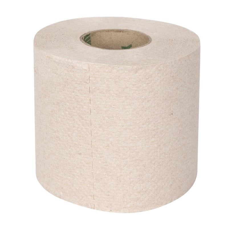 Rollo de Papel Higiénico Reciclado 2 Capas 320 Hojas - Lote de 36 - Jantex