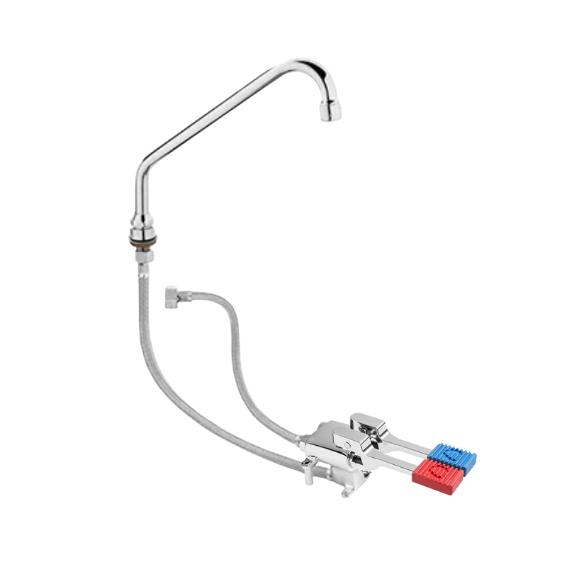 Mezclador de Pedal Doble con Cuello de Cisne - FourniResto