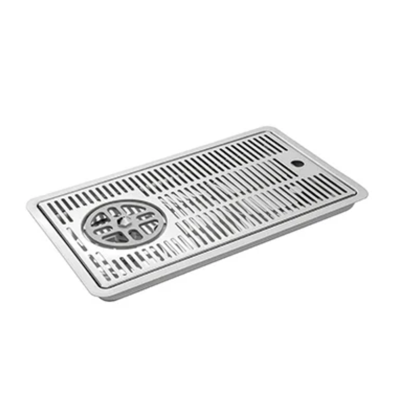 Enjuagador de Vasos con Bandeja de Drenaje Empotrable - L 400 mm - FourniResto