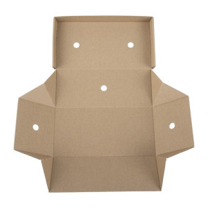 Cajas de Hamburguesas Rectangulares Plegables - Lote de 100 - Fiesta Green