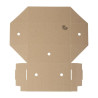 Cajas de Hamburguesas Rectangulares Plegables - Lote de 100 - Fiesta Green