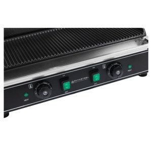 Grill Panini Doble - Placas Ranuradas - Dynasteel