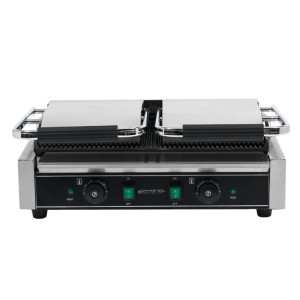 Grill Panini Doble - Placas Ranuradas - Dynasteel