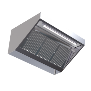 Campana Snack 700 con Led y Sin Motor de Dynasteel - Longitud 2000