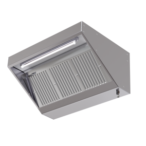 Campana Snack 700 con Led y Sin Motor de Dynasteel - Longitud 2000