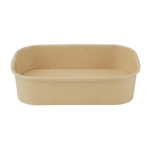 Rectangular Recyclable Food Trays 750 ml - Pack of 300 - Fiesta Green