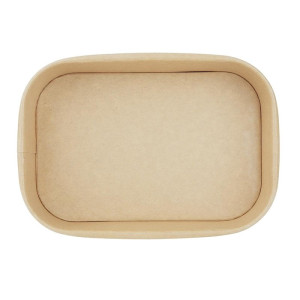 Barquettes Alimentaires Rectangulaires Recyclable 1L - Lot de 300 - Fiesta Green