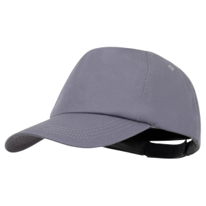 Gorra de béisbol antracita de algodón