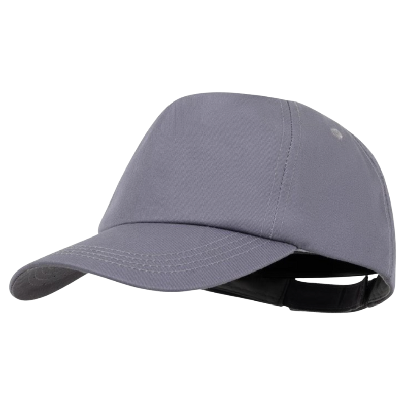 Gorra de béisbol antracita de algodón