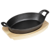 Tabla para Plato Ovalado de Hierro Fundido - 260x165 mm
