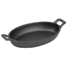 Plato Ovalado con Orejas de Hierro Fundido - 180 x 120 mm