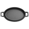 Plato Ovalado con Orejas de Hierro Fundido - 180 x 120 mm