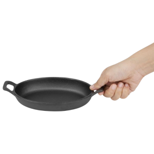 Plato Ovalado con Orejas de Hierro Fundido - 180 x 120 mm