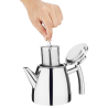 Théière Isolée Conique en Inox - 0.35 L