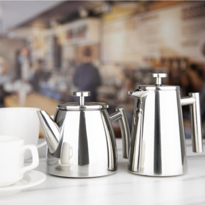 Théière Isolée Conique en Inox - 0.35 L