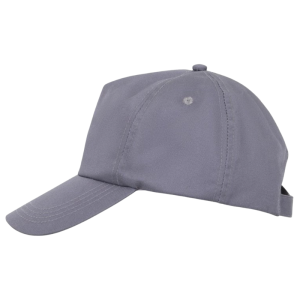 Gorra de béisbol antracita de algodón