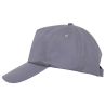 Gorra de béisbol antracita de algodón