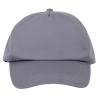 Gorra de béisbol antracita de algodón