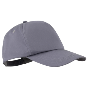 Gorra de béisbol antracita de algodón