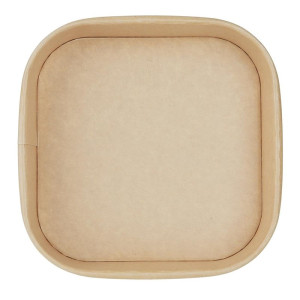 Recyclable Square Trays 1000 ml - Pack of 300 - Fiesta Green