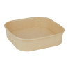 Barquetas Cuadradas Reciclables 1200 ml - Lote de 300 - Fiesta Green