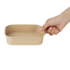 Barquetas Cuadradas Reciclables 1200 ml - Lote de 300 - Fiesta Green