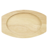 Tabla para Plato Ovalado de Hierro Fundido - 230x135 mm