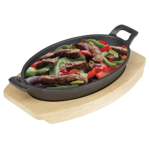Tabla para Plato Ovalado de Hierro Fundido - 230x135 mm