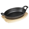 Tabla para Plato Ovalado de Hierro Fundido - 260x165 mm