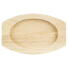 Tabla para Plato Ovalado de Hierro Fundido - 210x120 mm