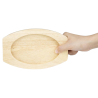 Tabla para Plato Ovalado de Hierro Fundido - 210x120 mm