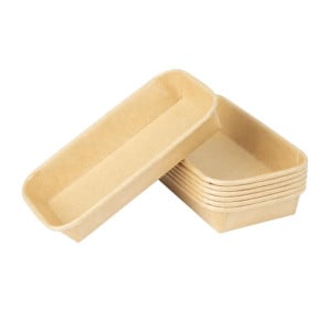 Barquetas para Sushi Reciclables 255 x 181 mm - Lote de 300 - Fiesta Green