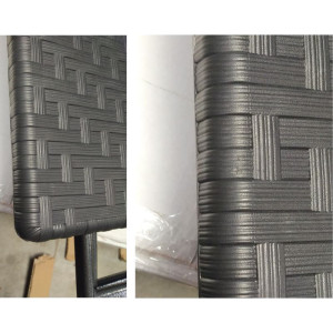 Mesa Plegable Cuadrada Negra - 62 x 62 cm - Bolero