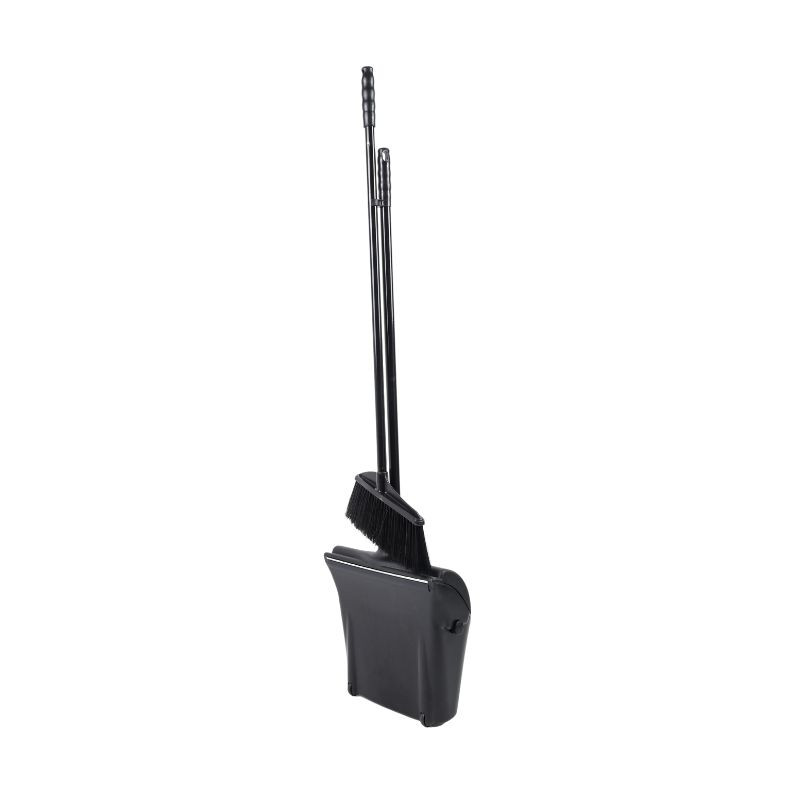 Escoba con Recogedor Negro Dynasteel - Para una higiene impecable en su restaurante Escoba con Recogedor Negro Dynasteel - Para una higiene impecable en su restaurante
