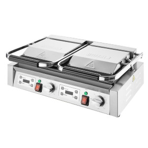 Grill Panini Double - Plaques Lisses et Rainurées - Buffalo